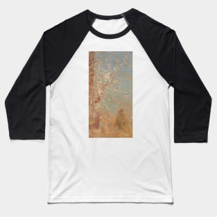 Figure Under a Blossoming Tree by Odilon Redon Baseball T-Shirt